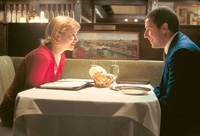 Lena & Barry at dinner.
