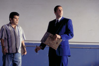 Lance & Barry in the warehouse.