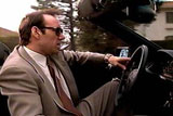 Buddy on his car phone.