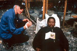 Jim Jarmusch directing Forest Whitaker in Ghost Dog